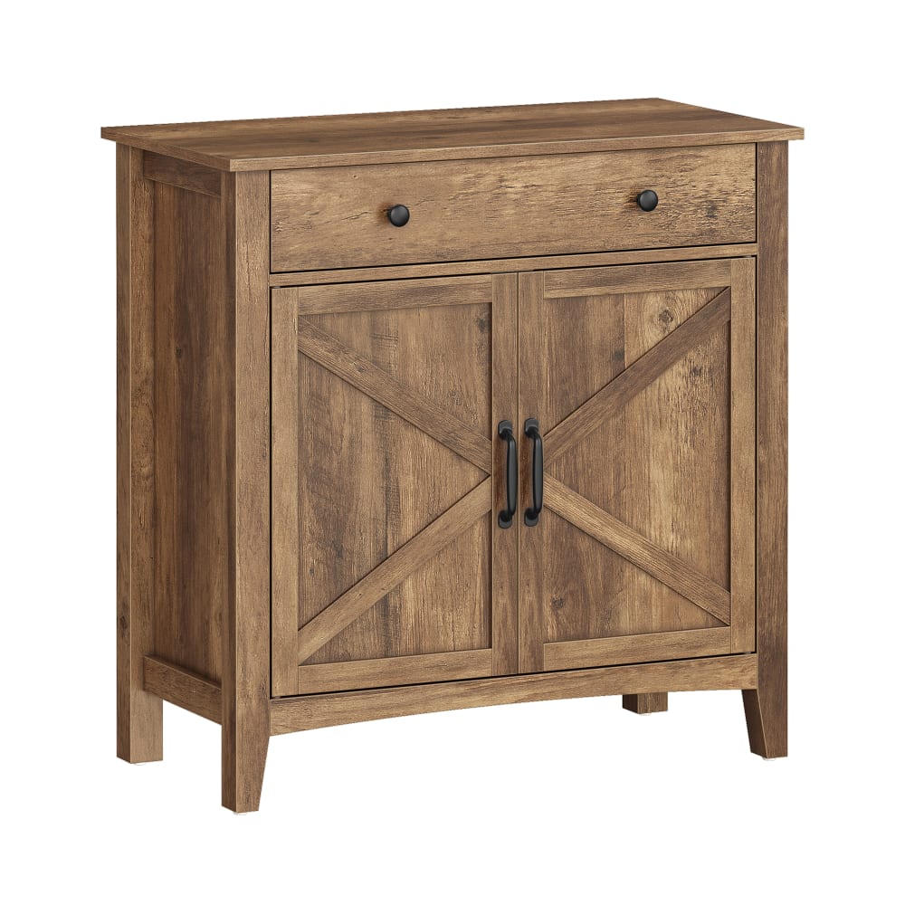 Buffet avec tiroir avec portes 40 x 80 x 80 cm marron miel