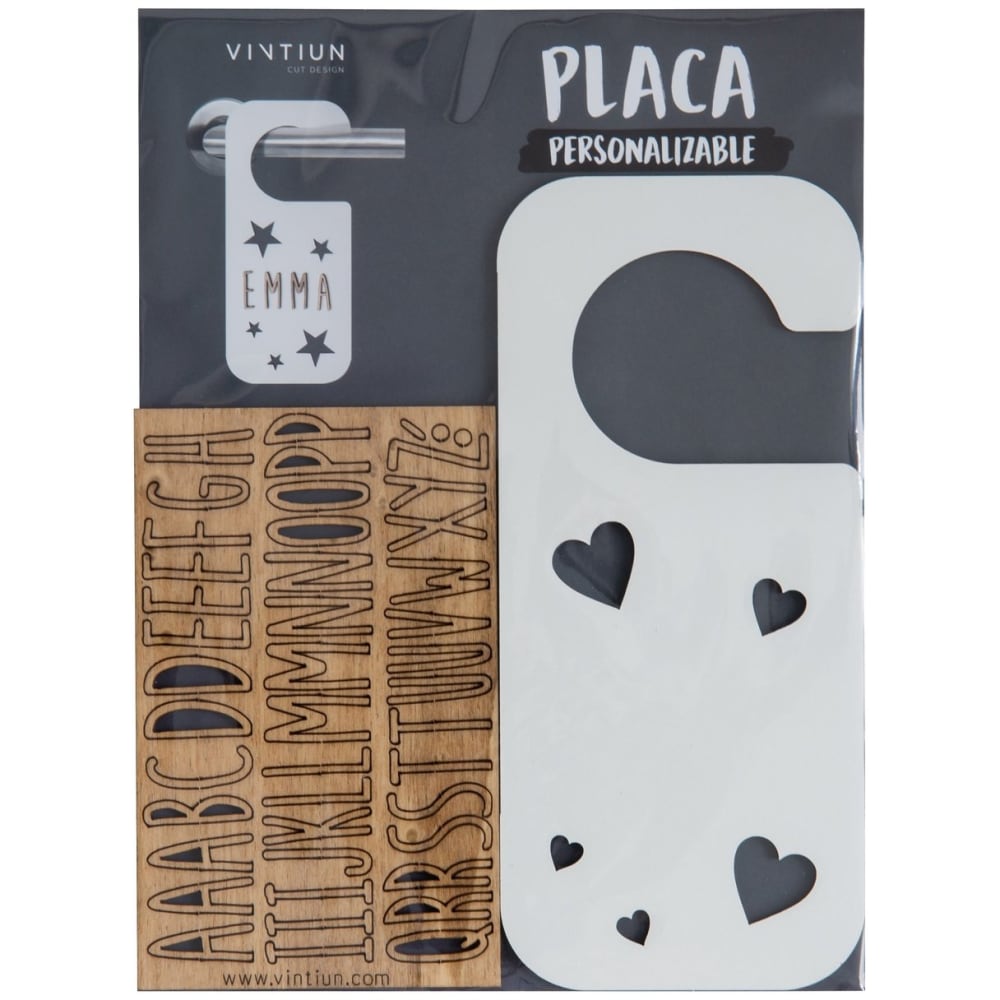 Accroche-porte personnalisable - Cœurs blanc - Maisons du Monde