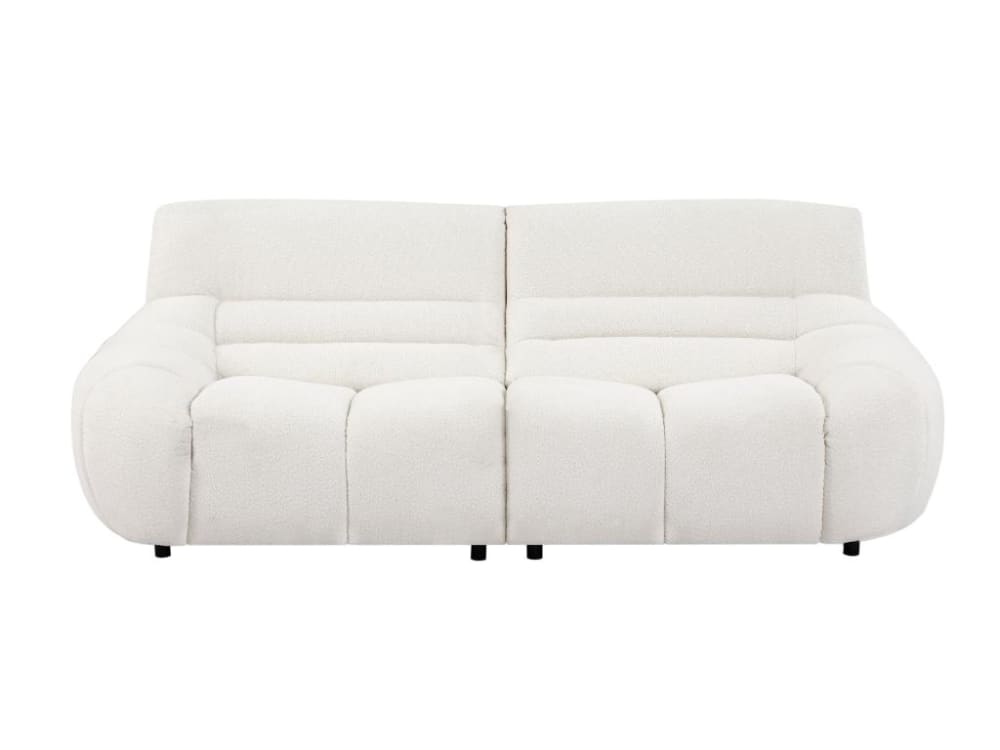 Canapé fixe 3 places blanc