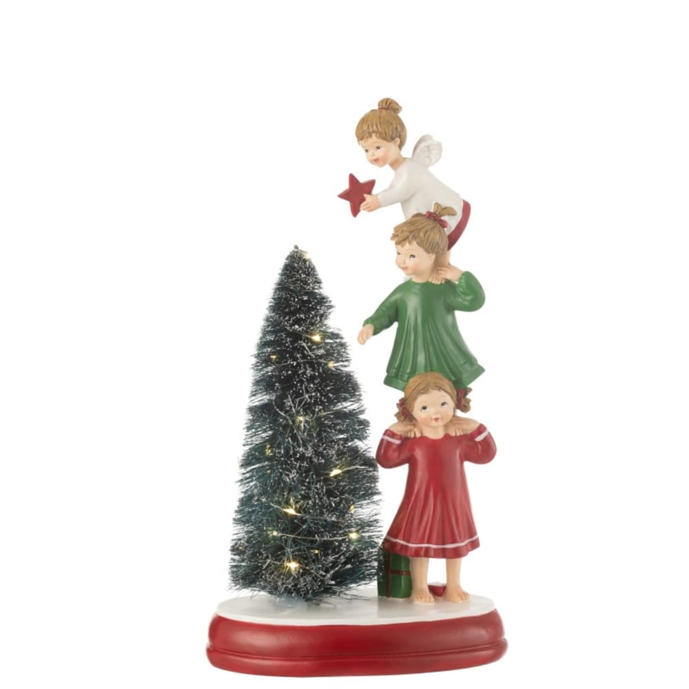 arbre avec anges de noël