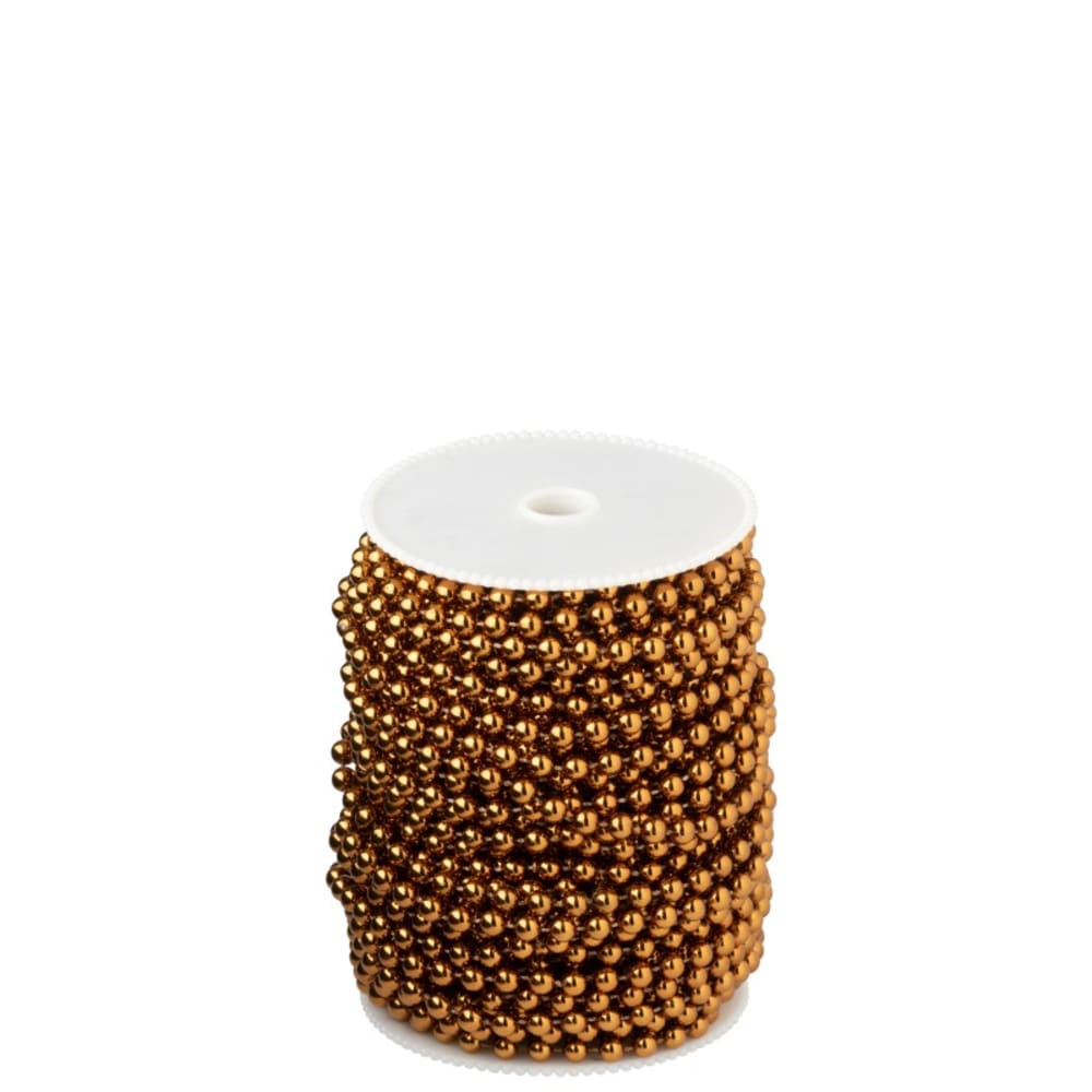 Guirlande perles en rouleau en plastique marron 25 m - Maisons du Monde