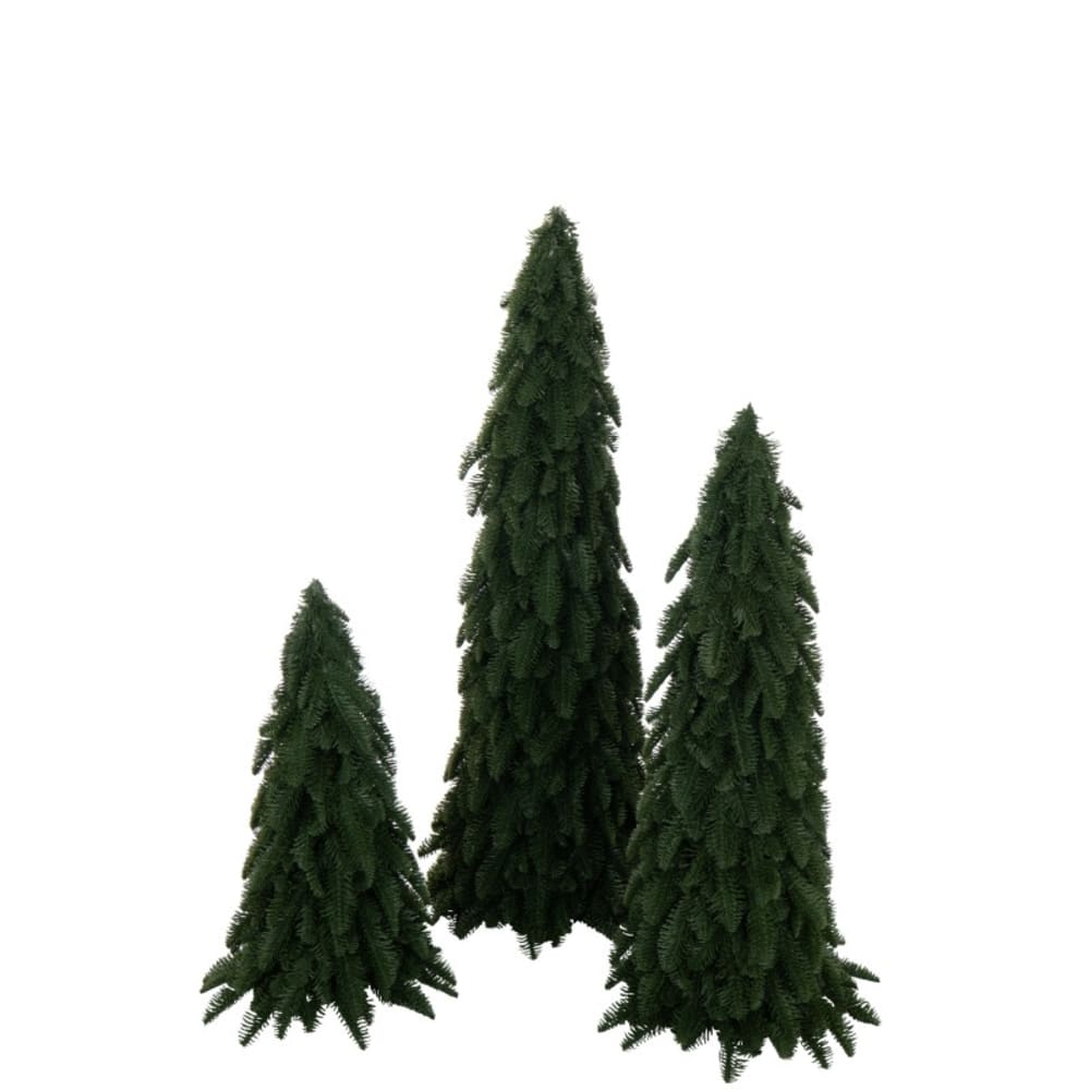 Sapin de Noël artificiel en plastique vert H.95 cm - Maisons du Monde