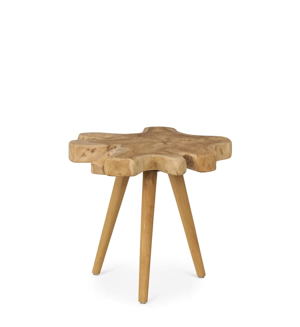 Table d’appoint tronc - teck