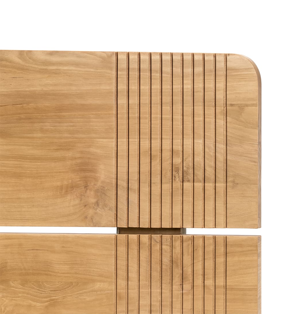 Tête de lit en teck beige L 160 cm - Maisons du Monde