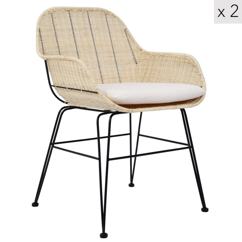 Lot 2 chaises salle - design