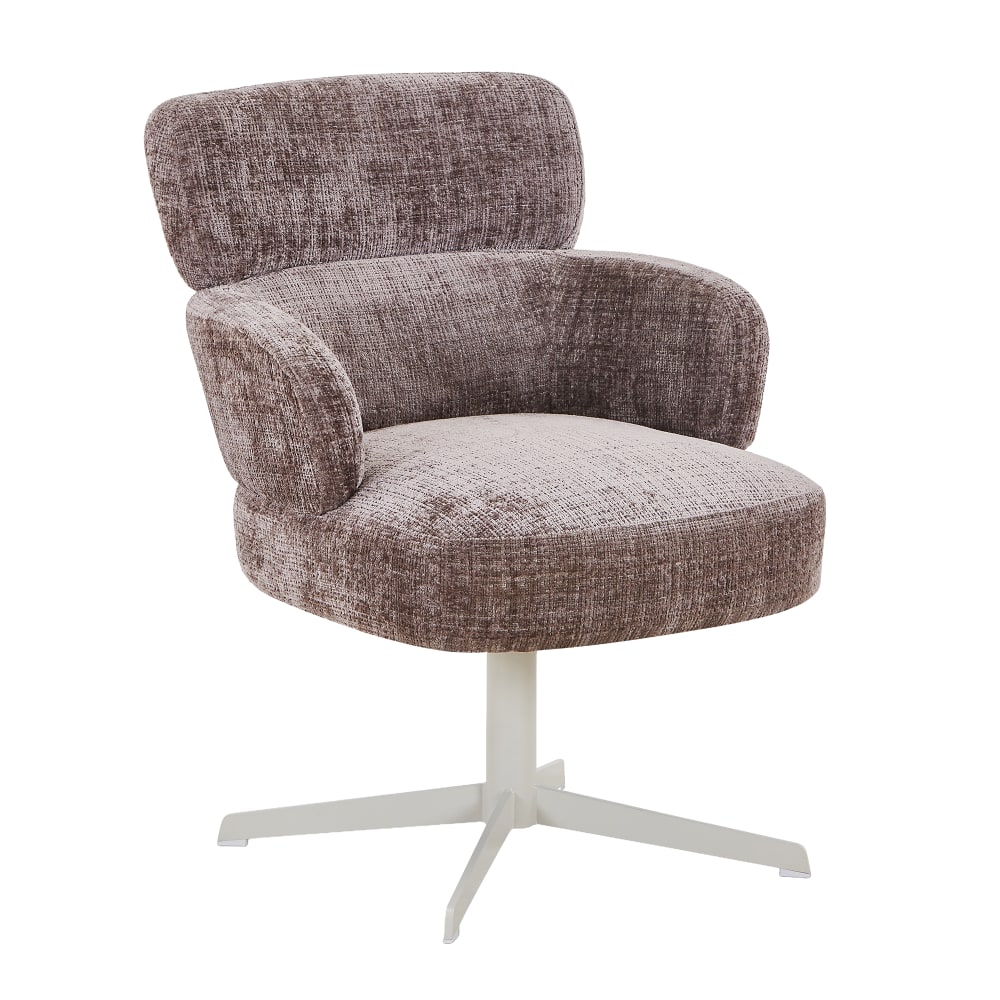 fauteuil en tissu taupe