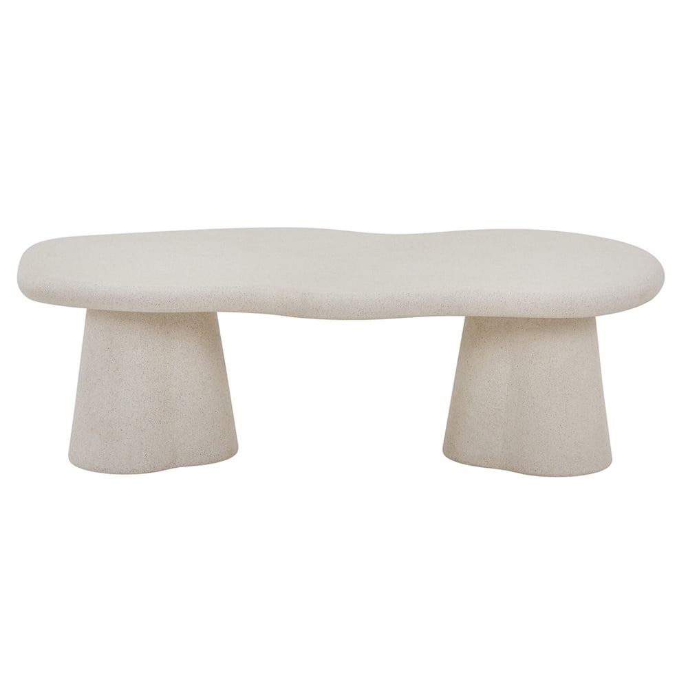 Table basse couleur ciment 130 cm