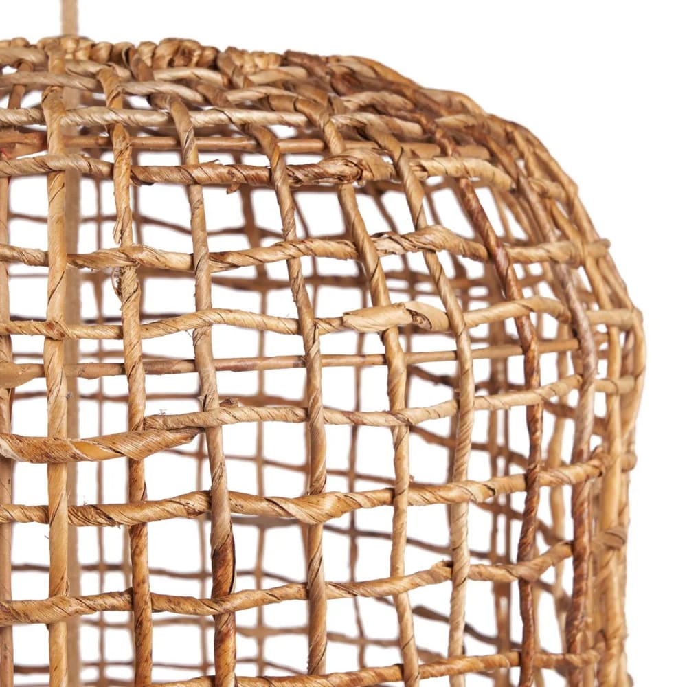 Suspension feuille de bananier marron 50x50x92cm — vue 4