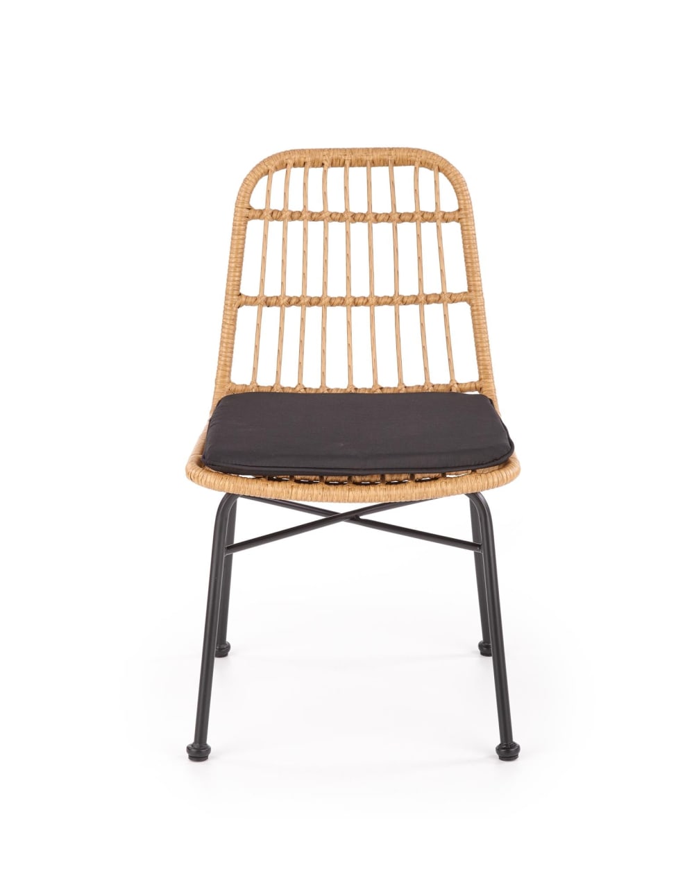 Chaise d'extérieur en rotin synthétique 47 x 43 cm