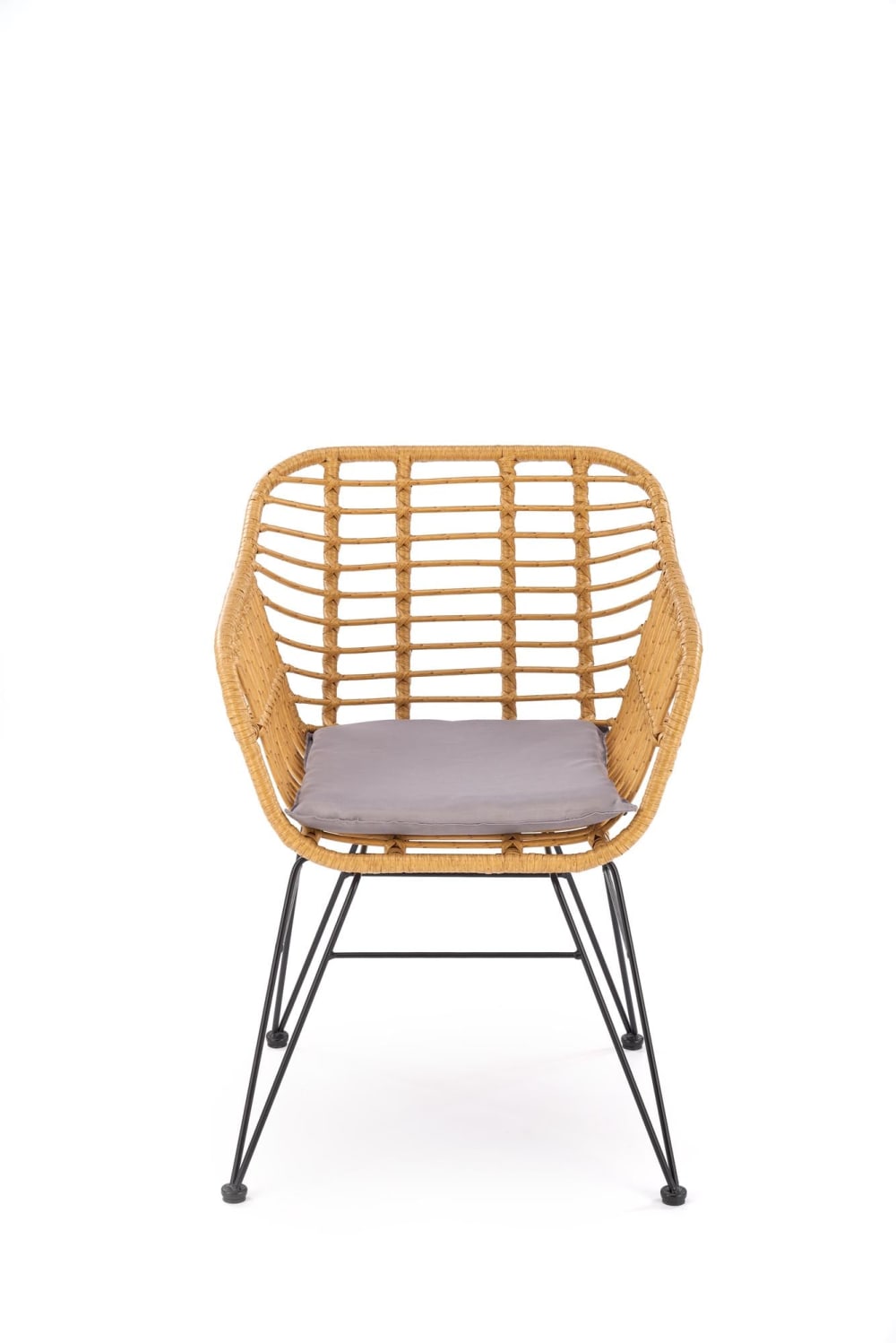 55x42 cm Gartenstuhl synthetischem Rattan - Maisons Du Monde