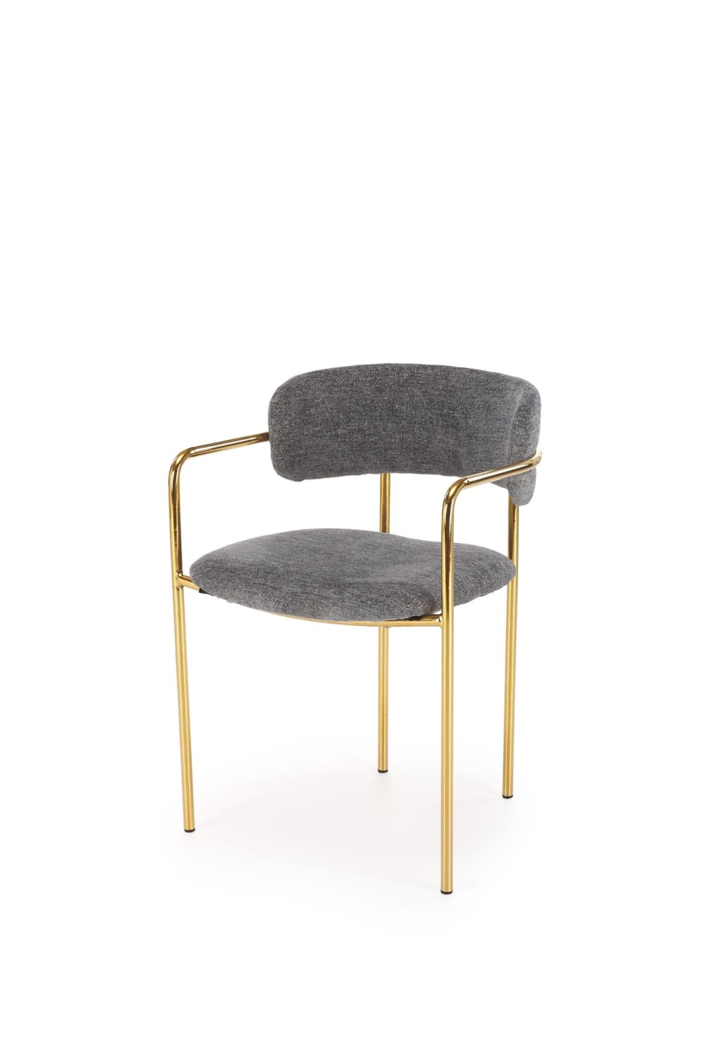 Chaise en acier chromé
