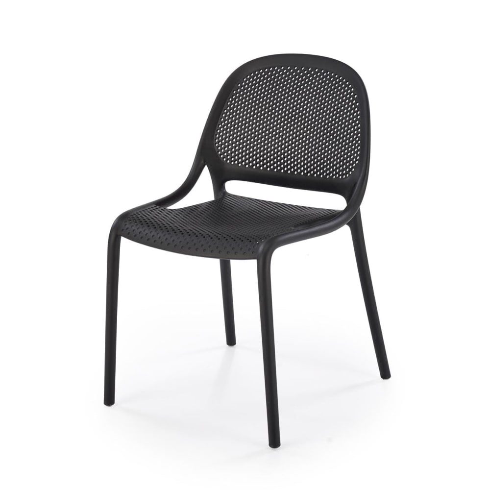 That's Casa Polypropylen-Gartenstuhl 80x56 Schwarz Pvc - Polyvinlychlorid