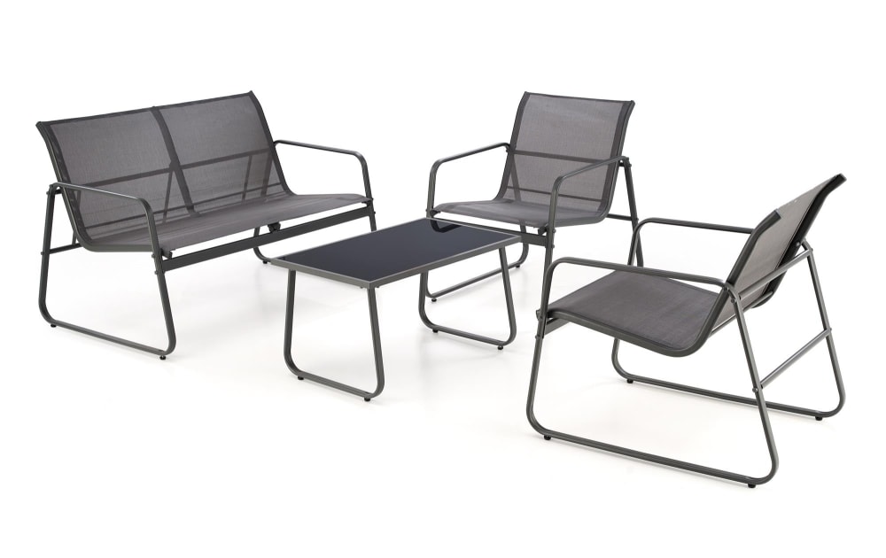 Ensemble de jardin 4 - acier
