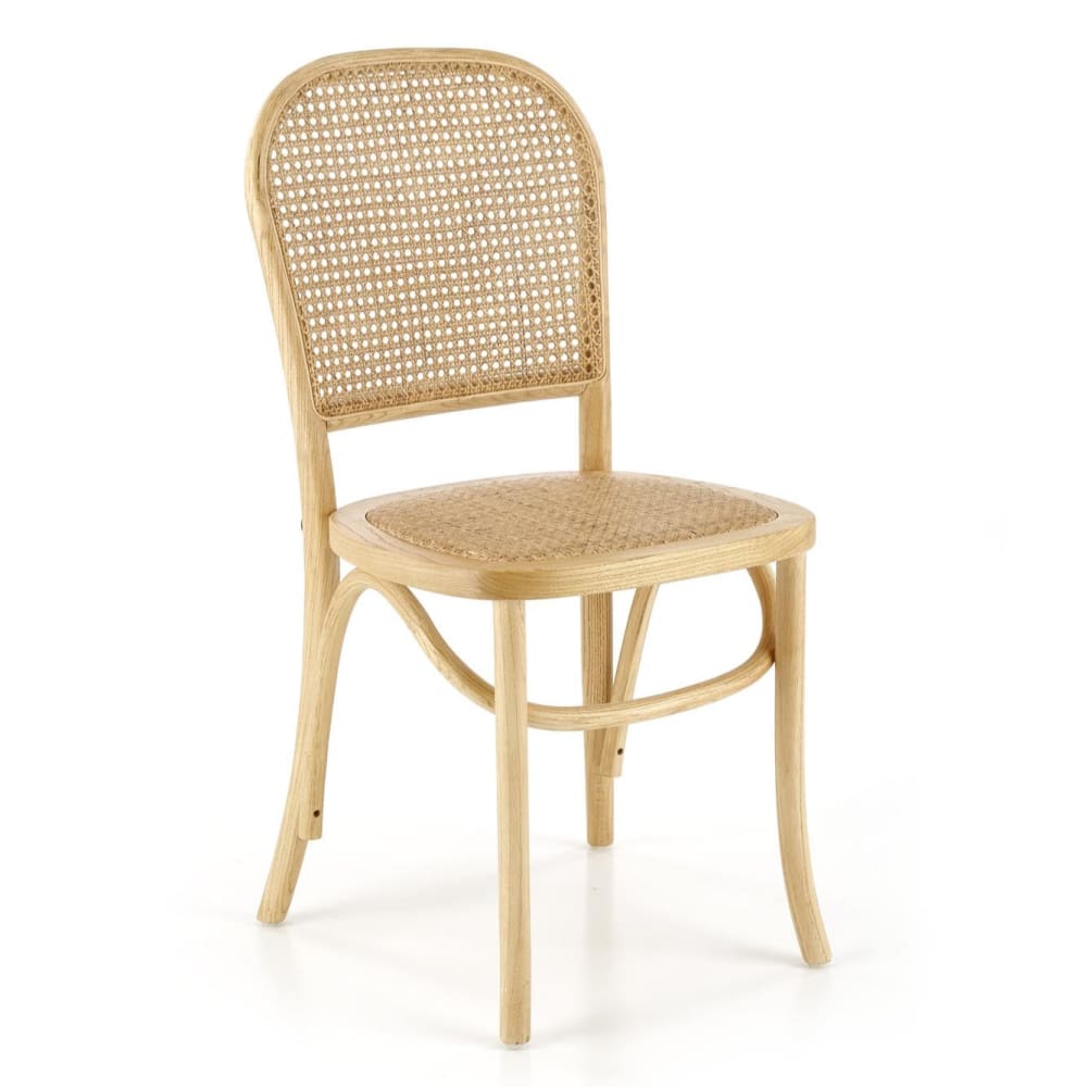 chaise en rotin 45x46