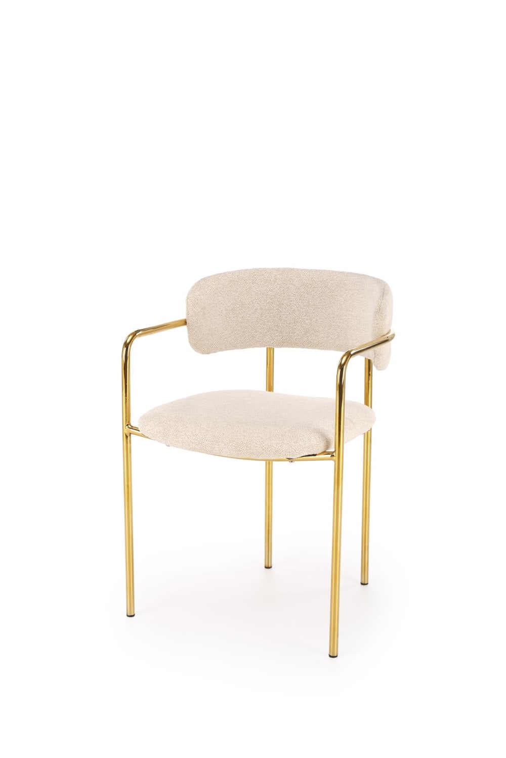 Chaise en acier chromé