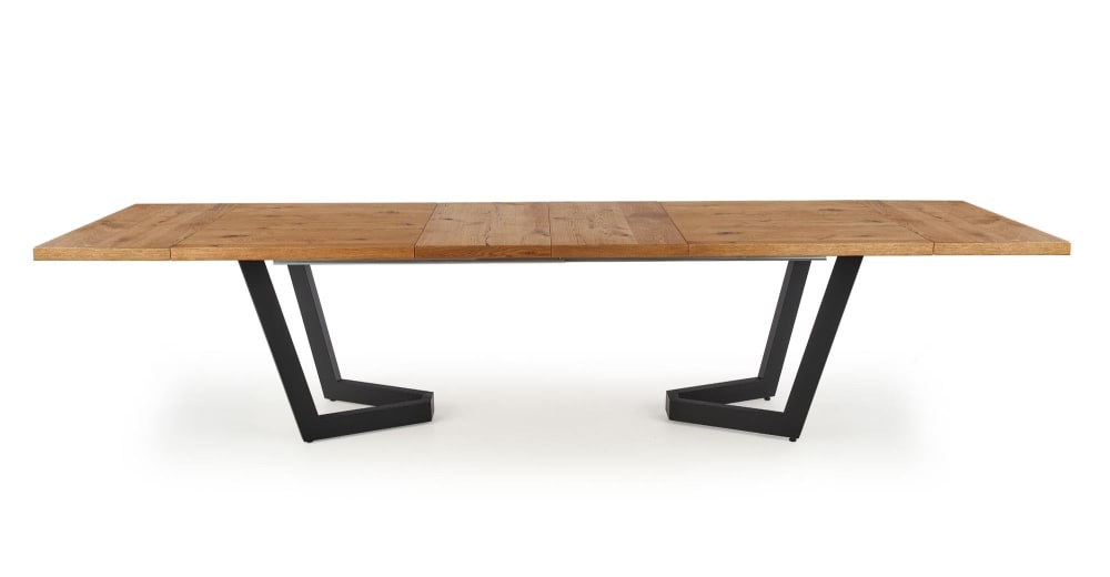 Table extensible pour 6/8 personnes en chêne 160/250x77 cm