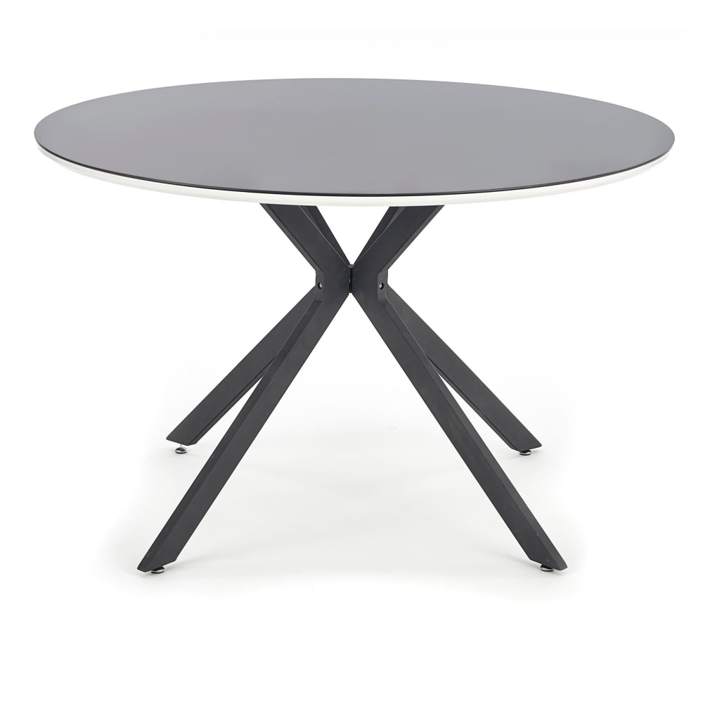 Table ronde en chêne pour 4 personnes 120x76 cm