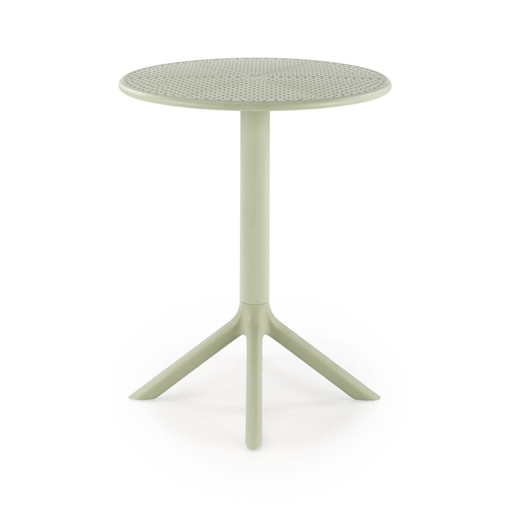 That's Casa Runder Tisch für 4 Personen 60x72 cm Grün Pvc - Polyvinlychlorid