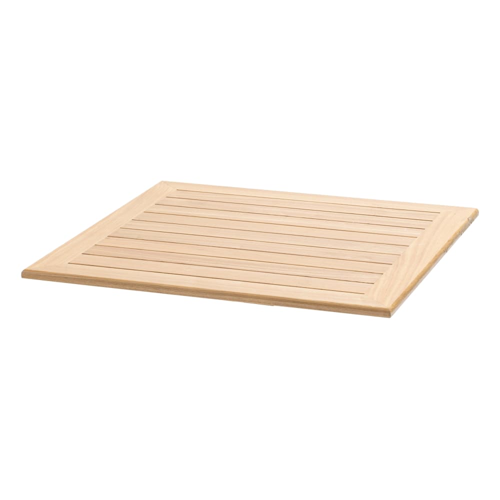 Plateau de table carré 70 x 70 cm en bois newport