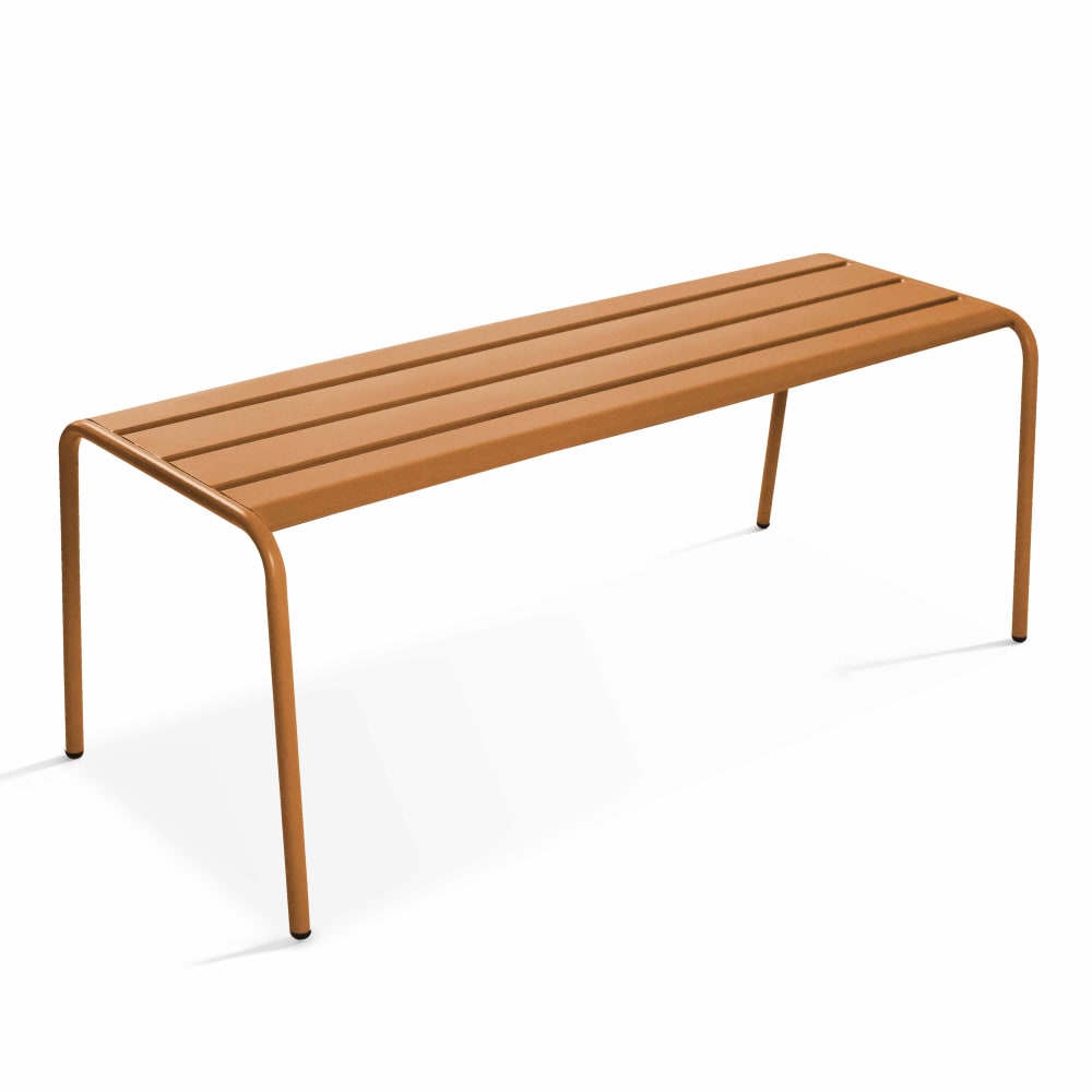 banc de jardin en acier