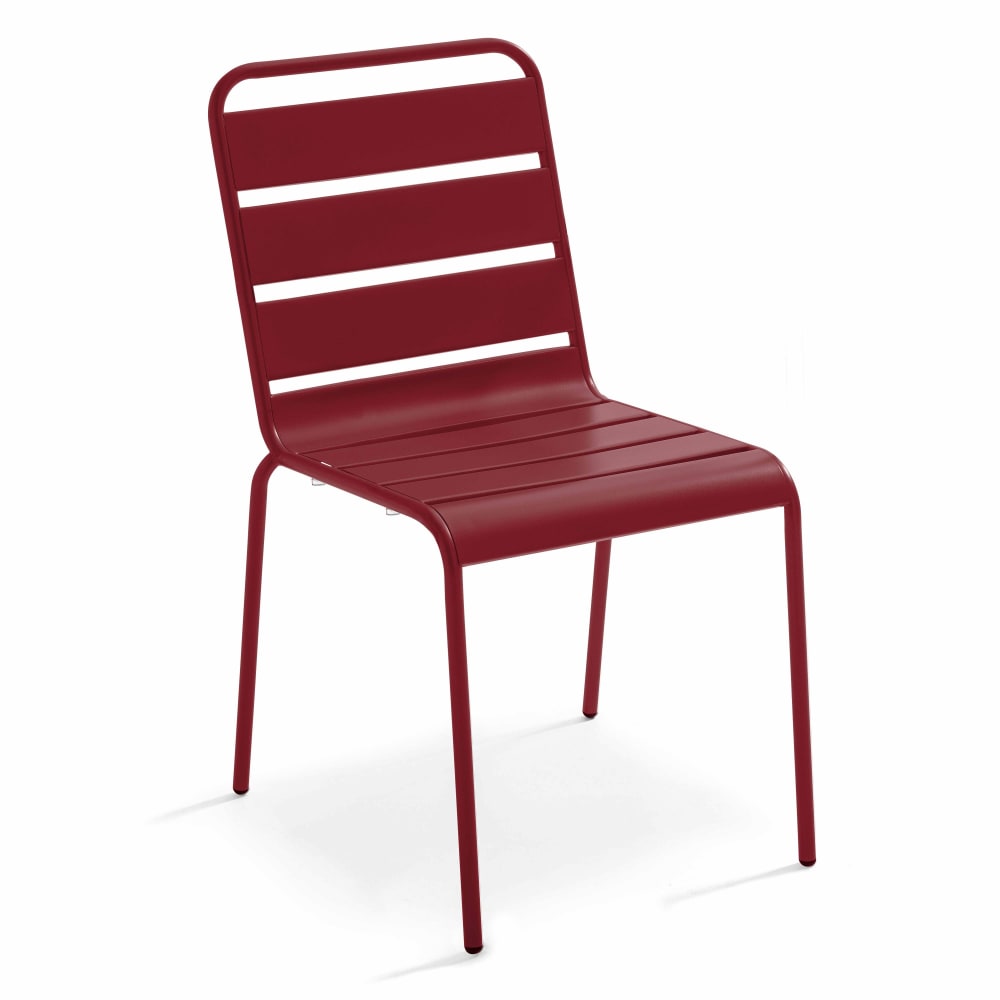 chaise de jardin en métal