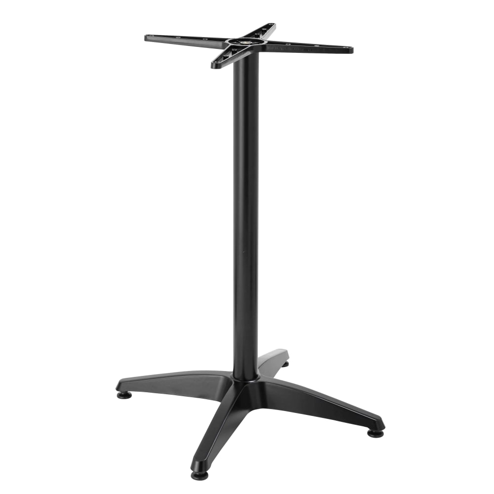 Verstellbares Tischbein 72/110 cm aus schwarzem Aluminium -