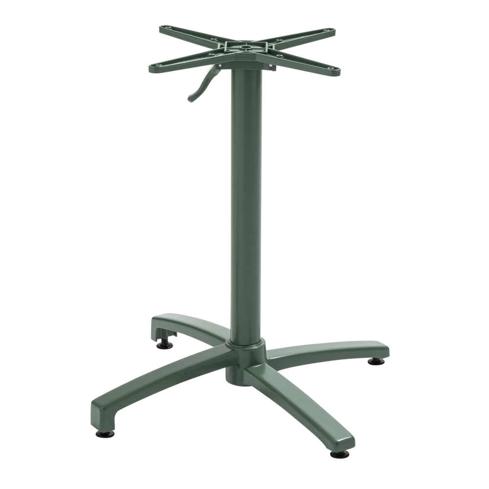 Kippbares Tischbein 72 cm aus dunkelgrünem Aluminium - Maisons Du