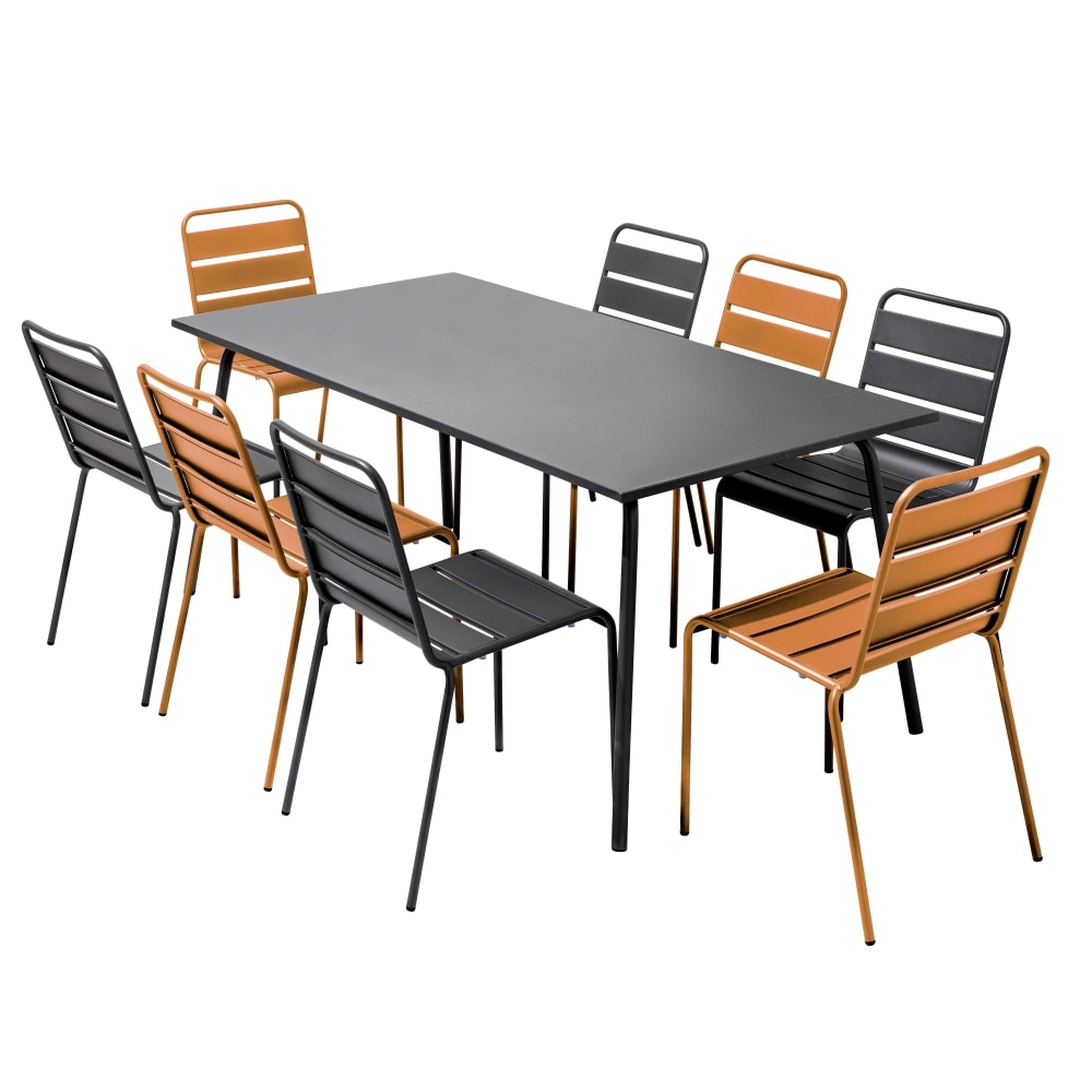 Ensemble table de jardin - chaises