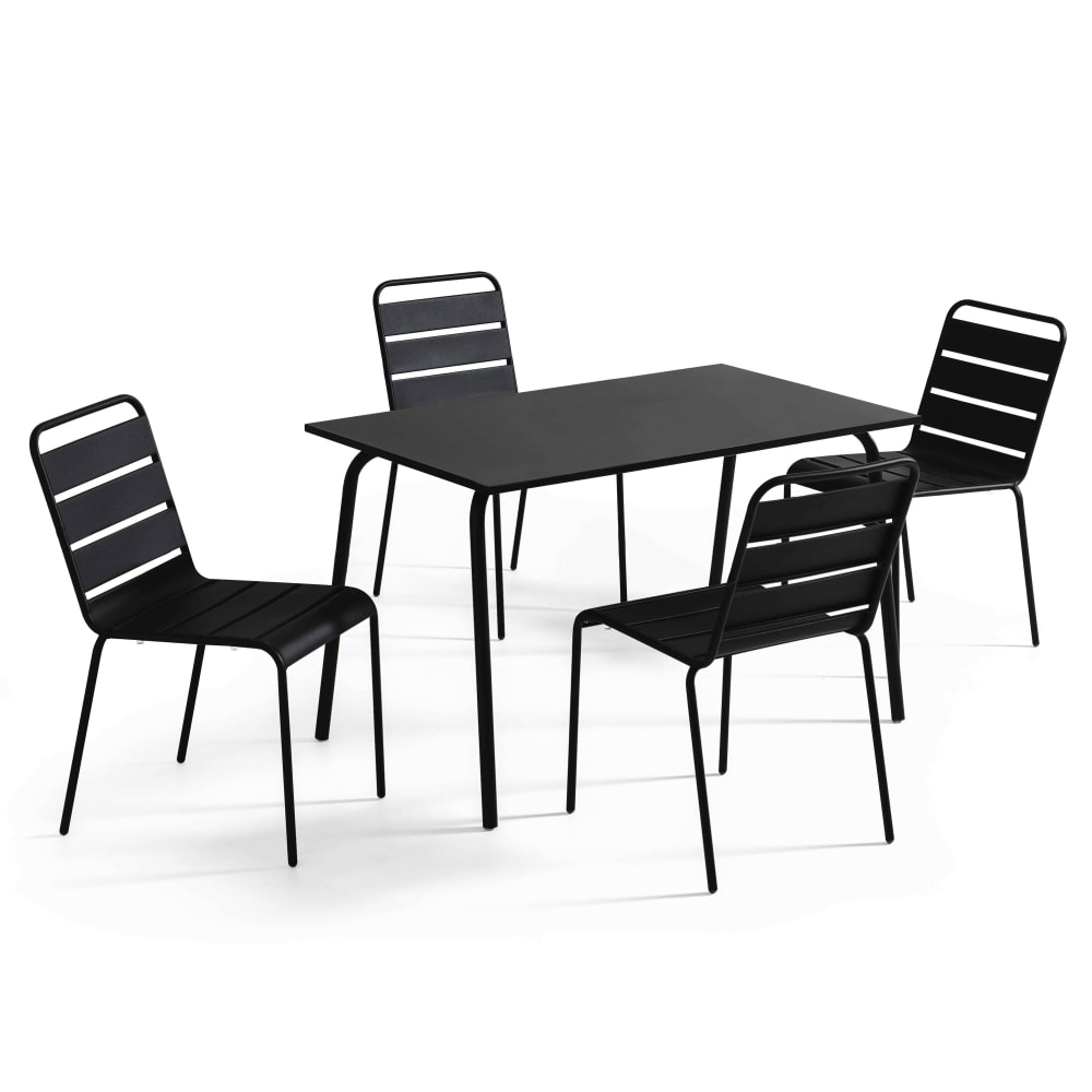ensemble table de jardin