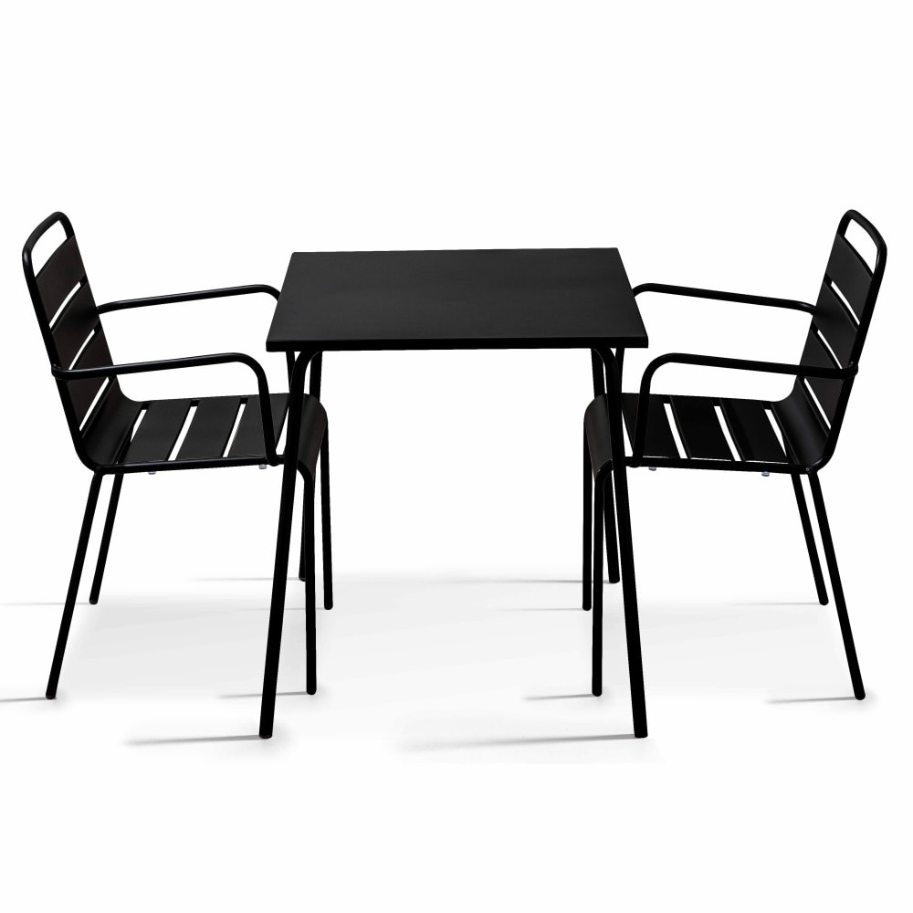 Ensemble table de jardin - fauteuils