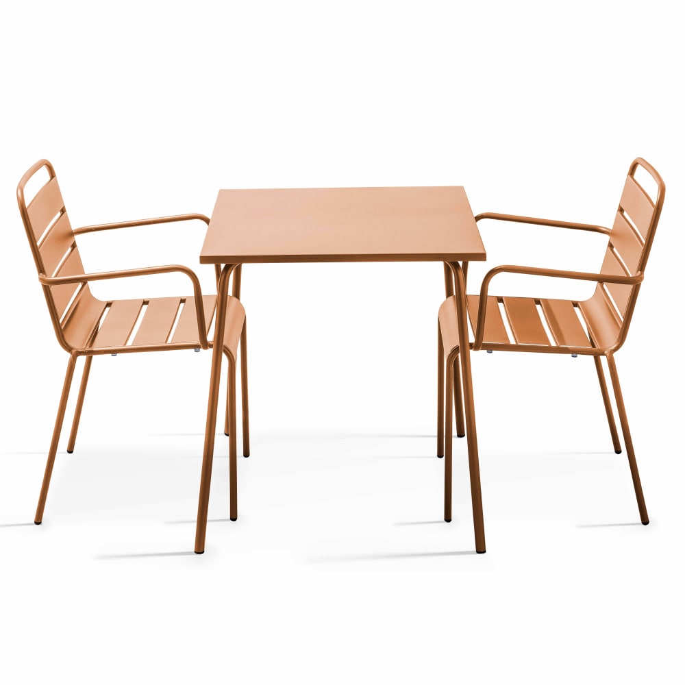Ensemble table de jardin - fauteuils