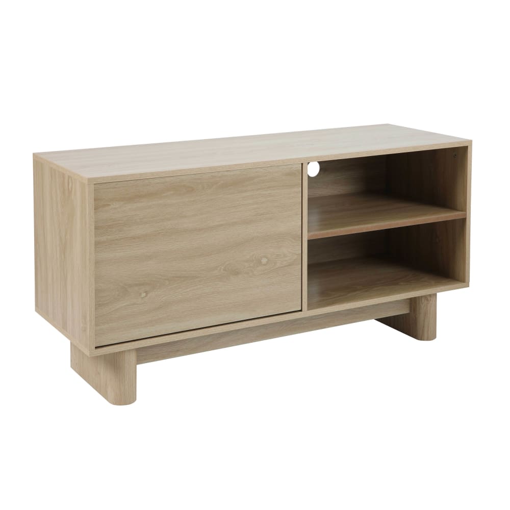 Meuble TV 120 cm scandinave bois clair