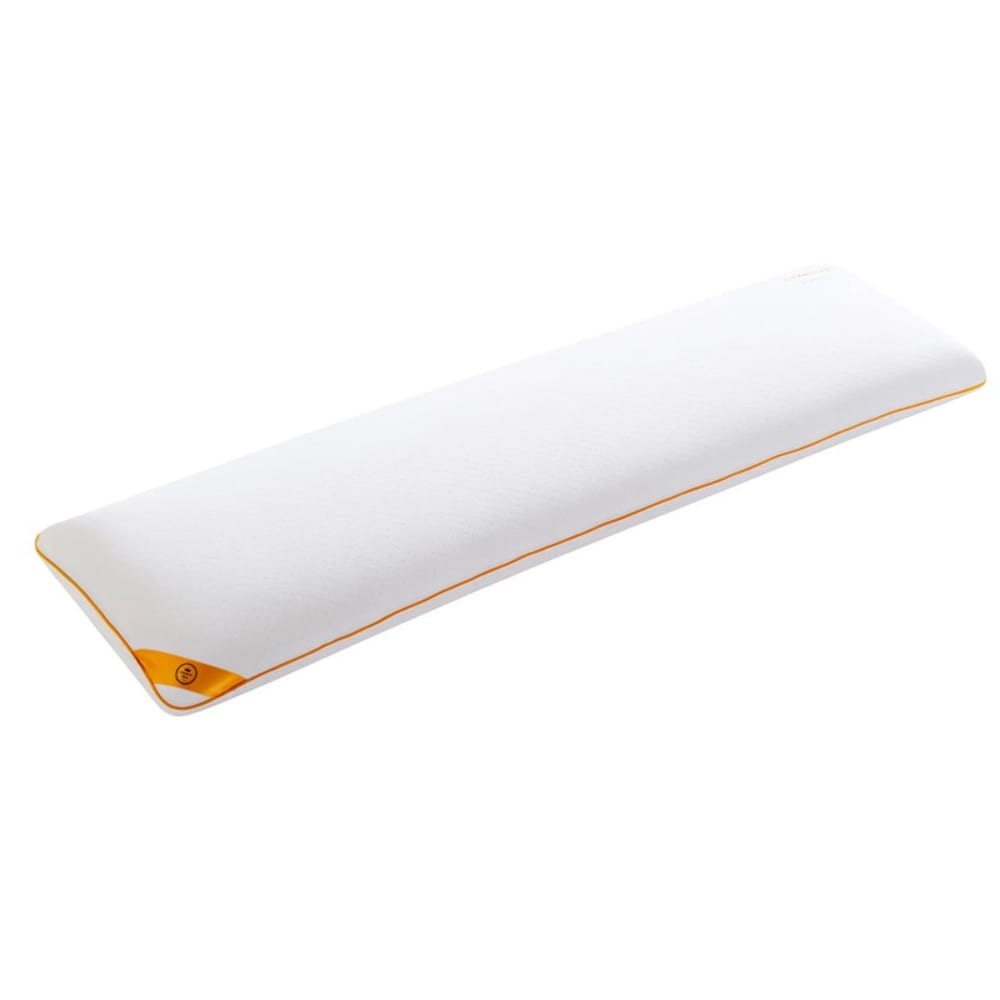 Reca Bedding Memory-Nackenrolle, abnehmbar, mikroperforiert 150x40 cm Weiß Pes - Polyester