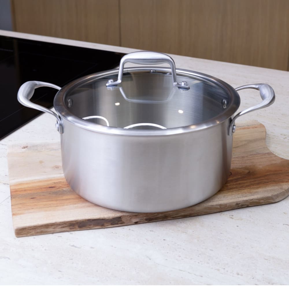 Faitout en acier inoxydable 24cm - tous feux