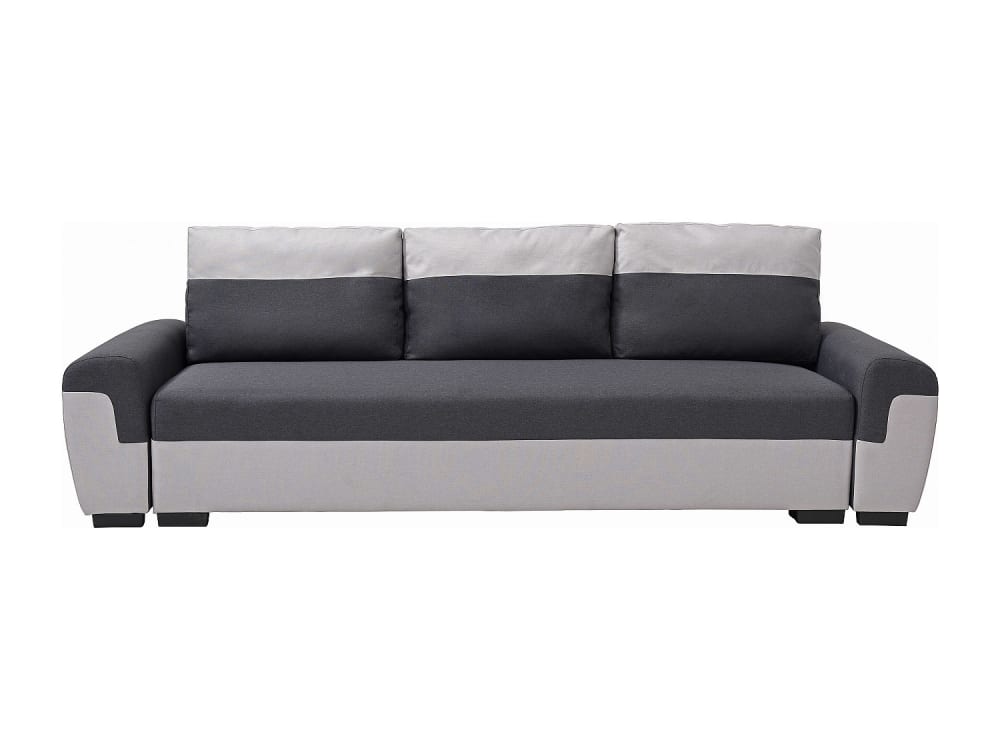 Canapé convertible  3 places gris anthracite