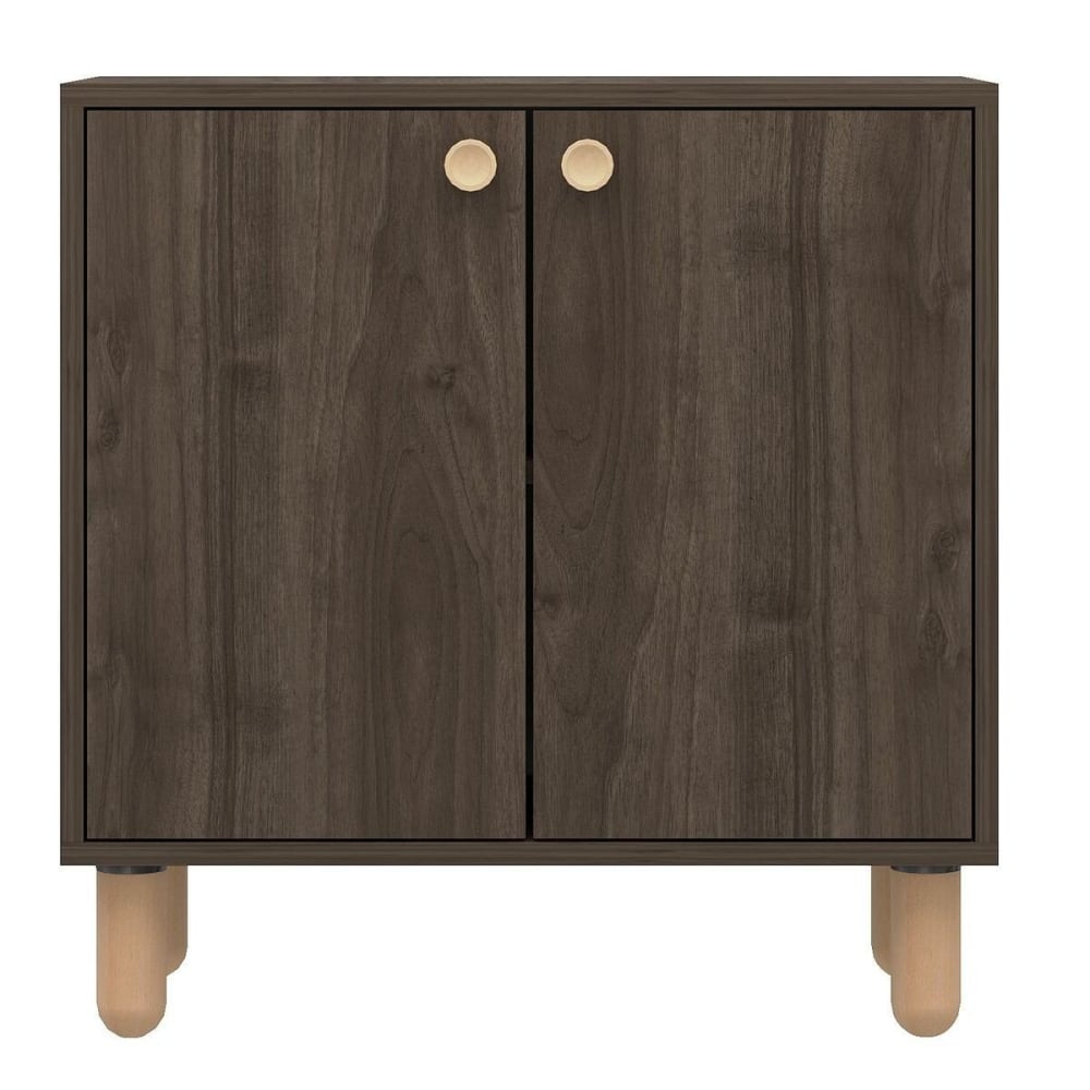 buffet 2 portes l72 cm - noyer