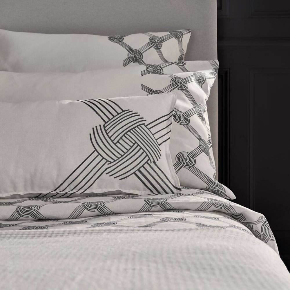 Parure de lit coton lin grand hôtel — vue 4