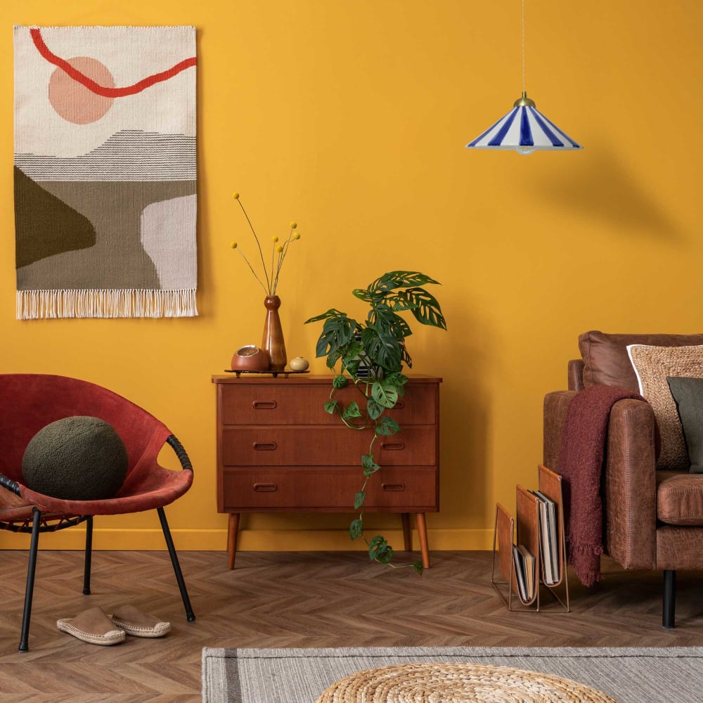 Suspension en céramique avec son équipement en textile et métal — vue 3