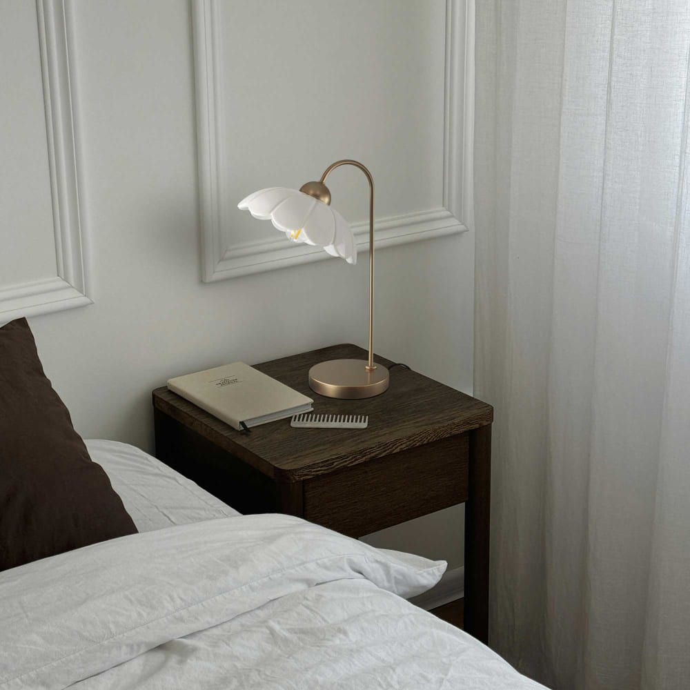 Lampe à poser en métal & céramique — vue 3