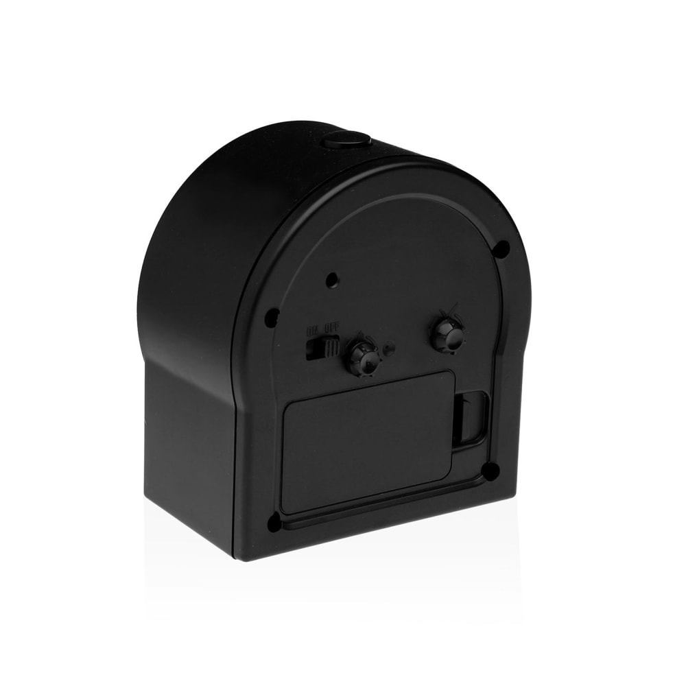 Horloge en plastique noir
