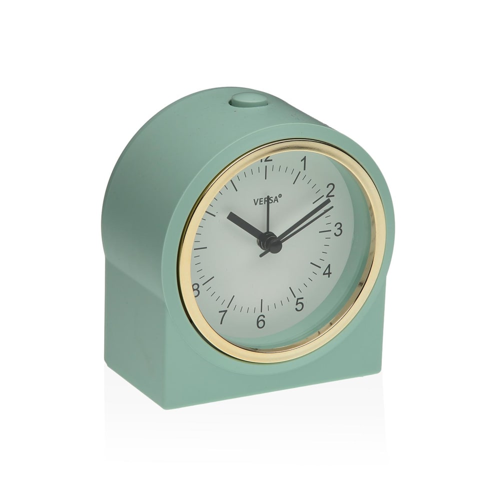reloj  en plastico verde