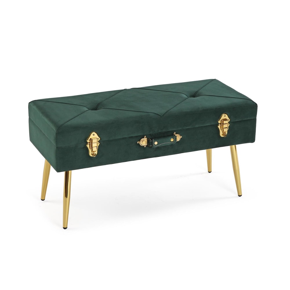 Banc pied en métal et
