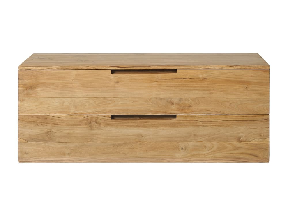 Meuble sous vasque bois clair