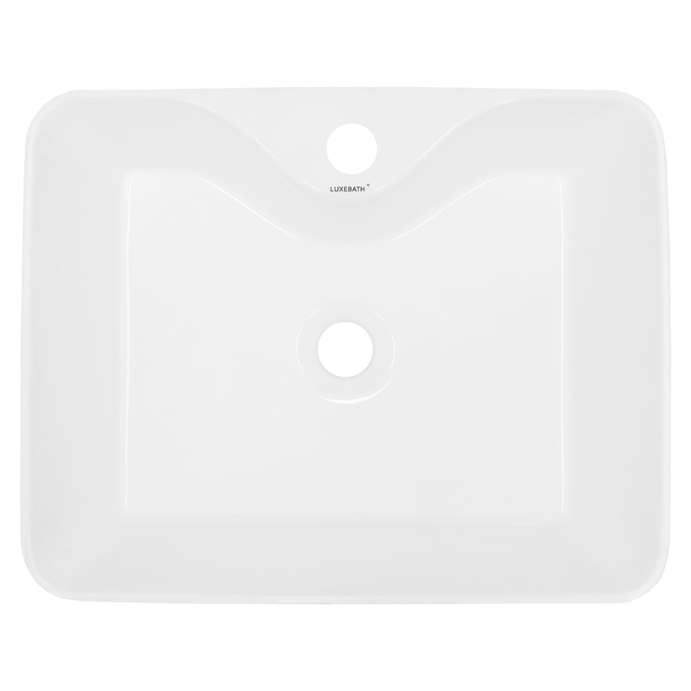 Design Waschbecken Waschtisch 480 x 380 x 140 mm aus Keramik -