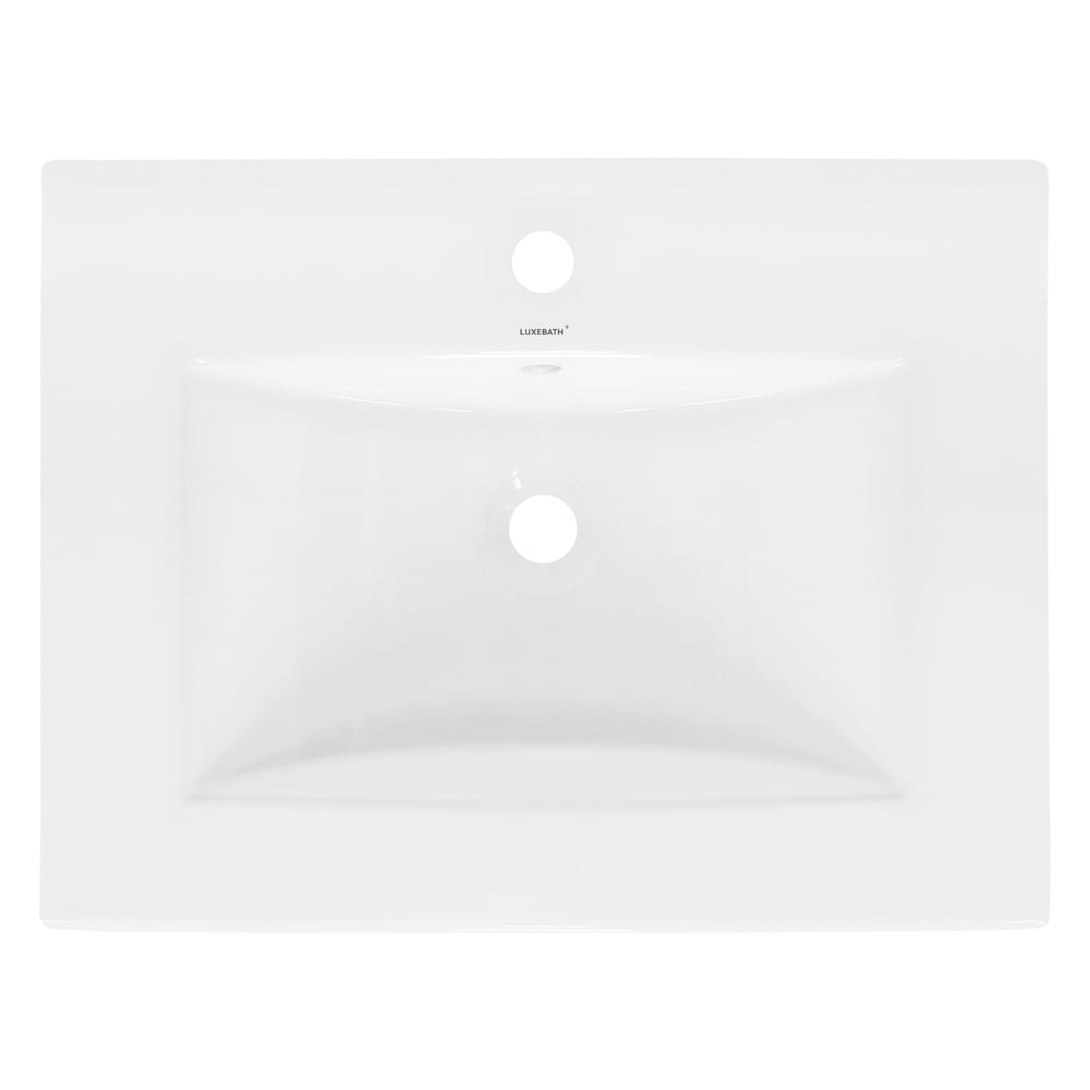 Keramik Waschbecken Waschtisch Waschschale 610mmx465mmx175mm -