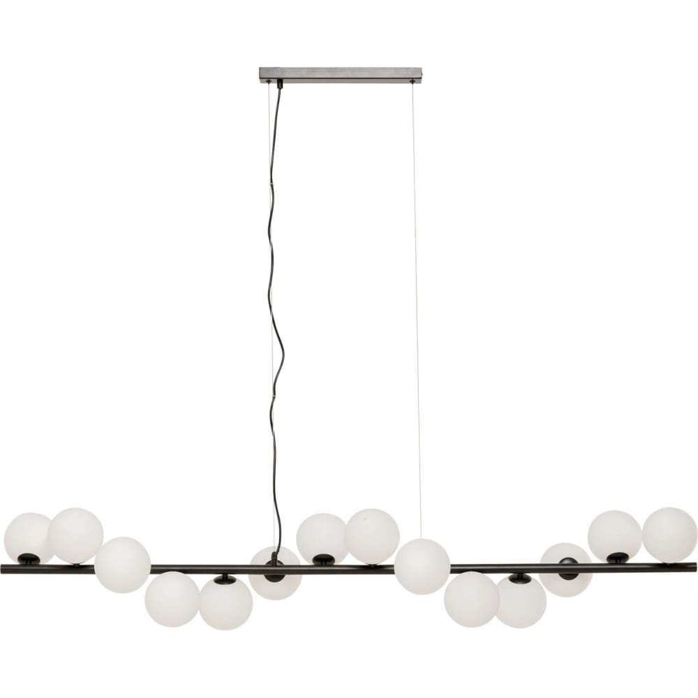 Suspension en verre blanc - acier