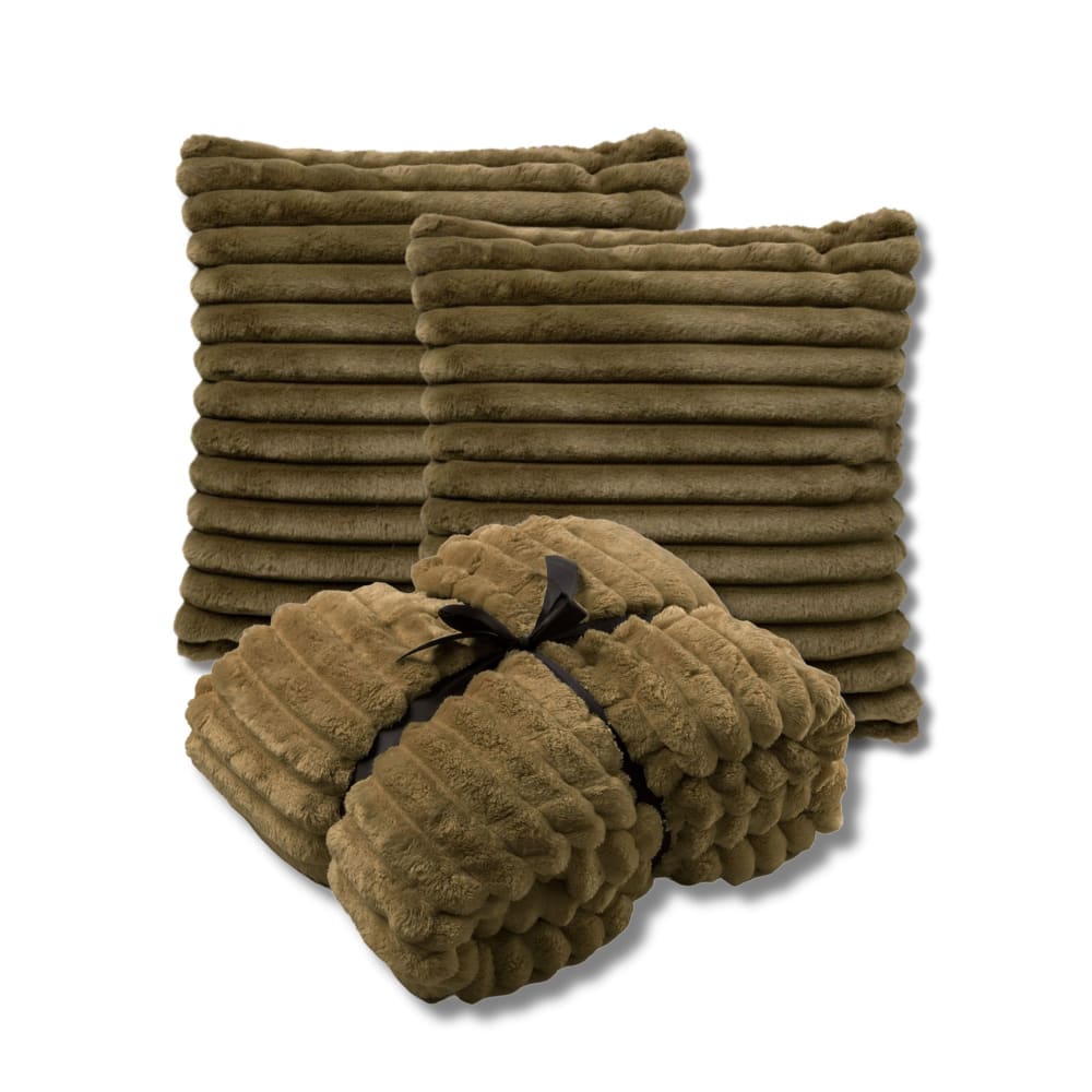 set de 2 coussins avec - vert