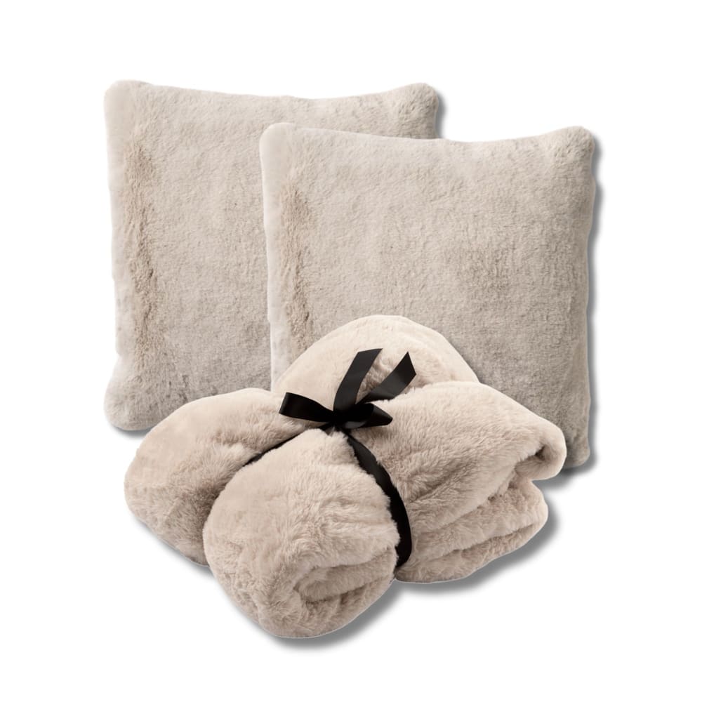 set de 2 coussins avec