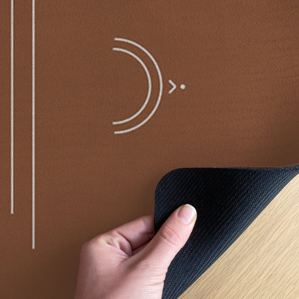 Yogamatte Verwurzelte Seele braun 62x184 cm - Maisons Du Monde