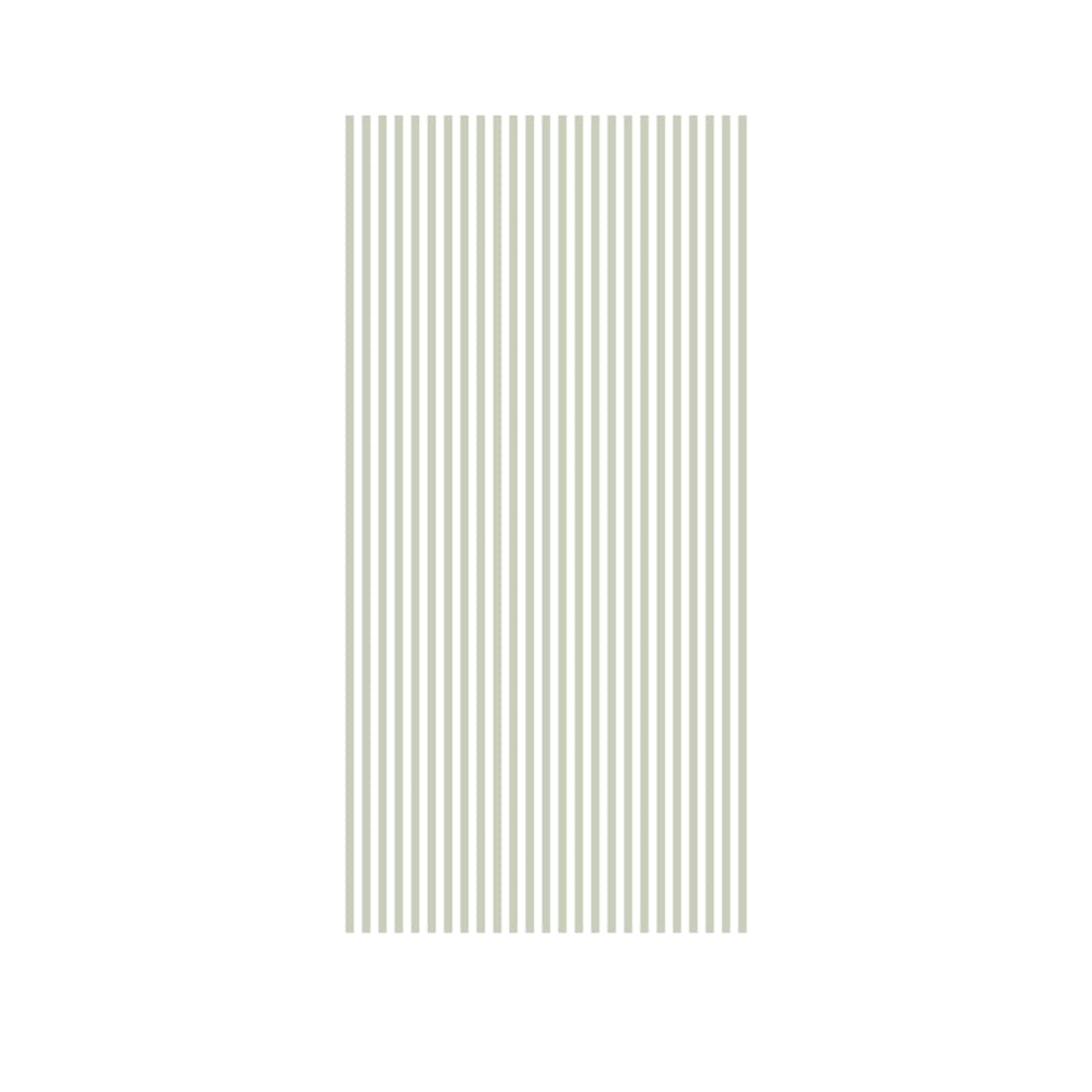 Decochic Vinylboiserie-Sticker Streifen 1 cm grün 50x100cm (2er-Set) Pva - Polyvinylacetat Kinder